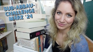 SuB-Abbau-Challenge: Aufgabe, gelesene Bücher & Leseliste März