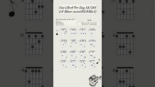 One chord per day 58/365: G#m7 (G# Minor Seventh) #guitar #guitarlesson #acousticguitar #blues