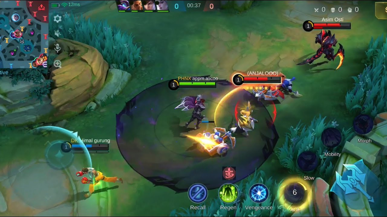 underrated yu zhung😈 powerful💪#mlbb