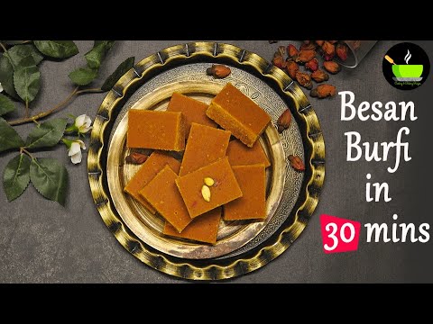 Quick Besan Ki Barfi   Besan Burfi Recipe   Diwali Recipes   Diwali Sweets   How to make besan burfi