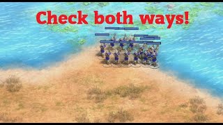 Check your crossings AoE 2