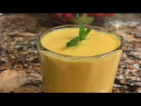 عصير مانجو لاسي لاسي و جرح احساسي Mango lassi 💯💯😀🥭 - YouTube