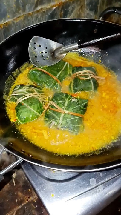 Proses membuat buntil daun talas, masakan rumahan di desa #hidupdidesa #buntil #kampunghalaman #food