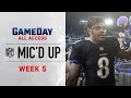 NFL Week 5 Mic'd Up "You Look Like an Equipment Manager I had in College" | Game Day All Access