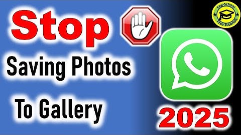 How To Stop WhatsApp Photos Going Into Gallery | Stop WhatsApp Saving Photos To Gallery
