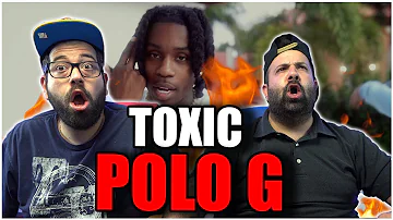 WHO IS THE WHITE BOY ?🧐 Polo G - Toxic (Official Video) *REACTION!!