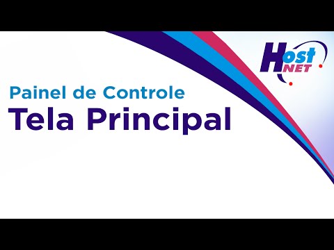 Tela Principal - Painel de Controle Hostnet