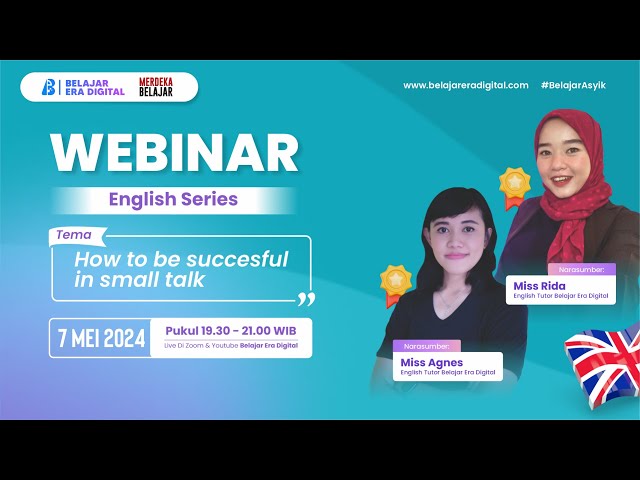 Webinar ! How to be succesful in small talk class=