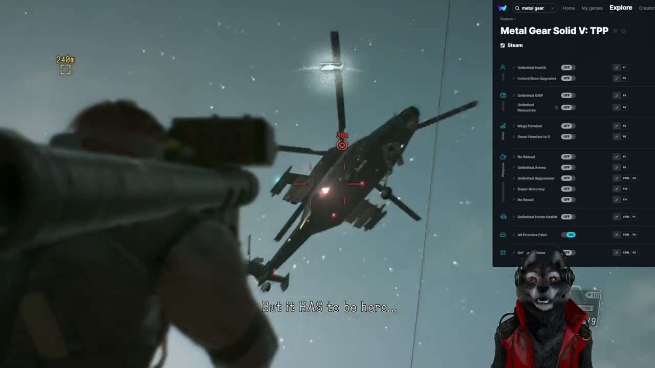 METAL GEAR SOLID V: THE PHANTOM PAIN Cheat Play