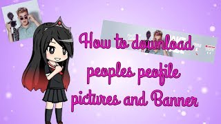 How to download peoples Banner and profile pictures from youtube!!? screenshot 5