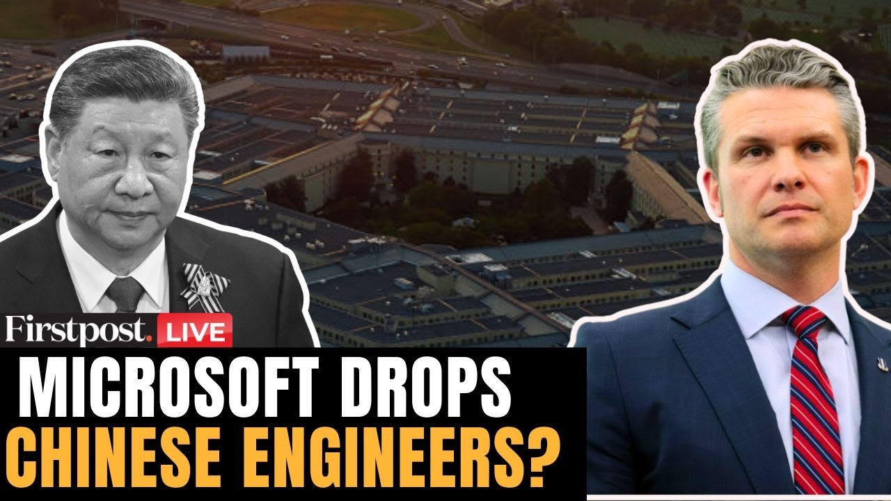 LIVE: Microsoft to Stop Using China Based Engineers for US Military Tech Support | Pentagon