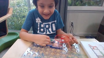 Electronic Snap Circuits Project 6 (Lamp and Fan in Parallel)