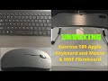 Sunrose T80 Apple keyboard and mouse &amp; MDF fiber board unboxing