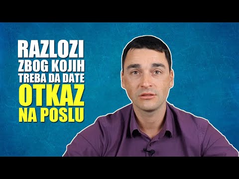 Video: Što dobiva otkaz zbog nedoličnog ponašanja?