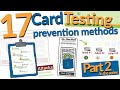 Prevent carding   card testing fraud scam  17 ways to prevent carding  card testing