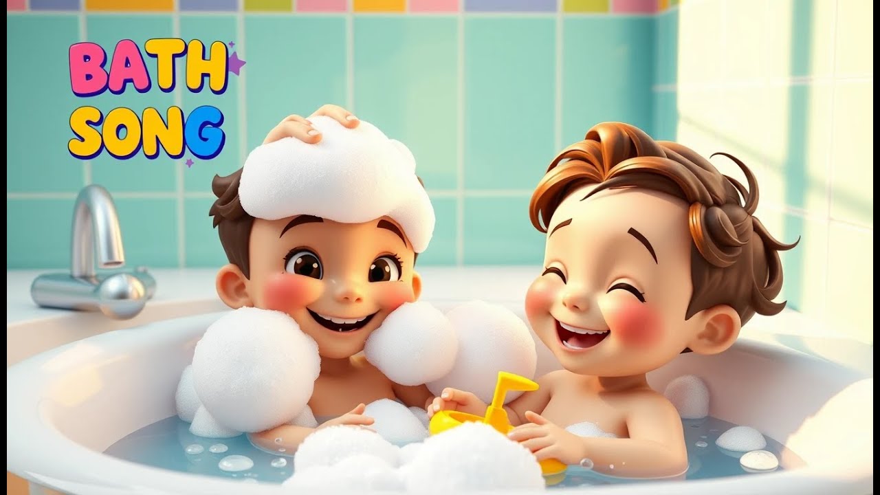 Bath Song Splash Splash! | Fun Nursery Rhymes & Kids Songs | Bubble Time! #69