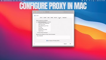 How to Configure Proxy Settings in MAC OS X | IMAC | MAC Mini | MacBook Pro