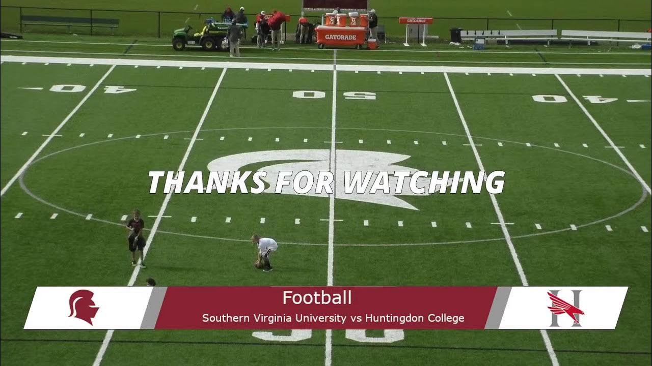 Southern Virginia University Football vs Huntingdon College YouTube