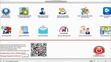 PHẦN MỀM QUẢN LÝ VẬN TẢI EXCEL VBA