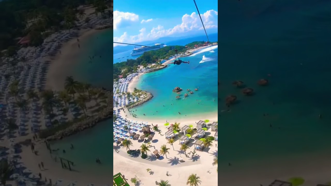 Royal Caribbean's Labadee Haiti Dragon's Fire Flight Zip Line