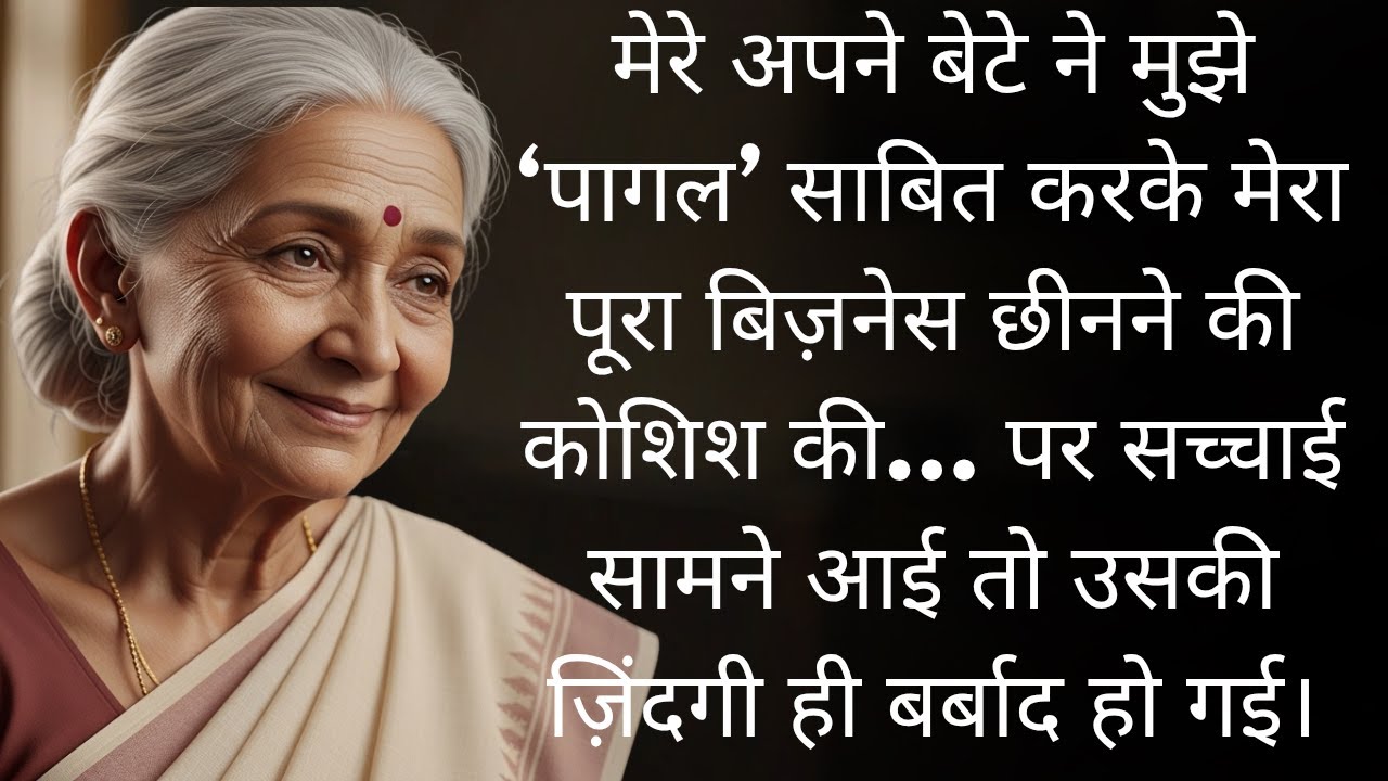 मेरे बेटे ने मुझे ‘पागल’ घोषित कर के मेरा बिज़नेस छीनना चाहा… लेकिन सच ने सब उलट दिया