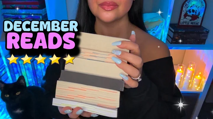 ASMR Books I read in DECEMBER📚 Tingly book tapping & tracing ❄️ + 3 book giveaways!