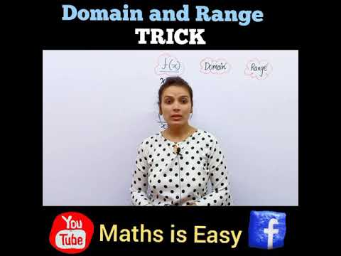 #Shorts Shortcut Trick For Domain and Range of Functions | CBSE Class 11 /JEE / NDA