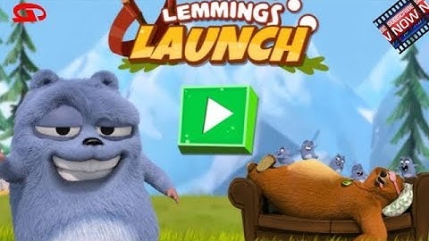 Grizzy and the Lemmings. Lemmings Launch.Online game.
