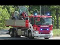 Berufs- und Freiwillige Feuerwehr Duisburg auf Einsatzfahrt