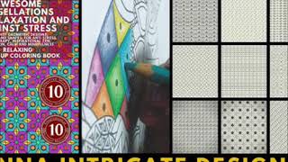 FREE Anti-Stress Adult Coloring Book Printables: Awesome Tessellations DIY Art-Therapy to buy
