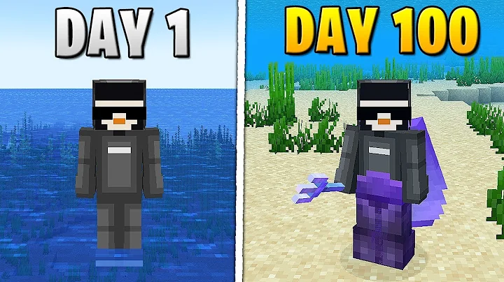 I Survived 100 Days Of Hardcore Minecraft, In An Ocean Only World #TeamSeas #JoinUs