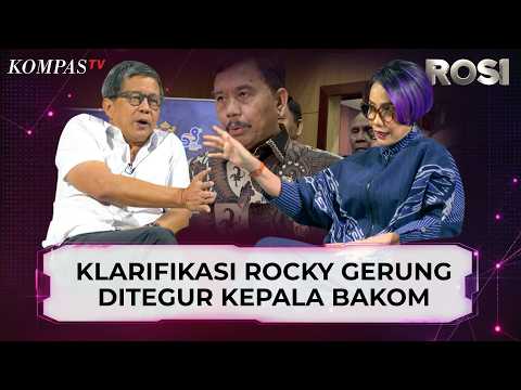 Rocky Gerung Clarifies Being Reprimanded by Bakom Head Syahganda Regarding Gibran Resigning | ROSI