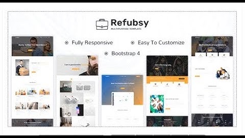 Refubsy - A Responsive Multipurpose Template | Themeforest Templates