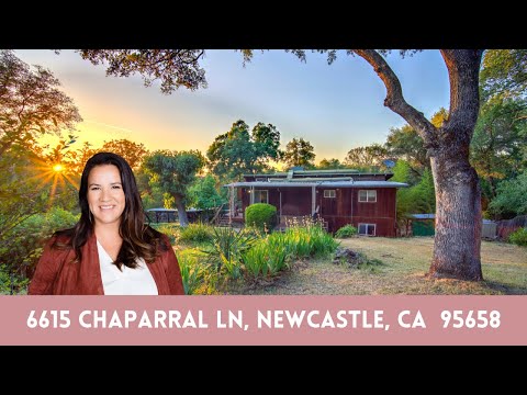 6615 Chaparral Ln, Newcastle, CA home video tour