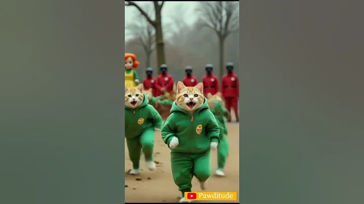 Watch the video about No Way! A Cat Just Beat Squid Game!