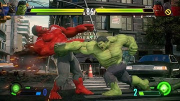 Hulk & Sigma VS Nemesis & Hulk - Marvel vs Capcom : Infinite