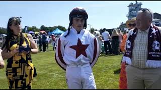 Cartmel Race course - Kerosine Light wins for Mark Kelly Racing