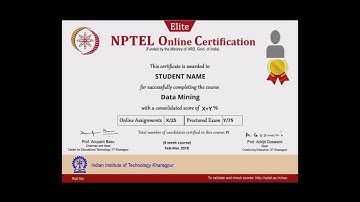 NPTEL | Data Mining | Week 0 : Assignment 0 | answers