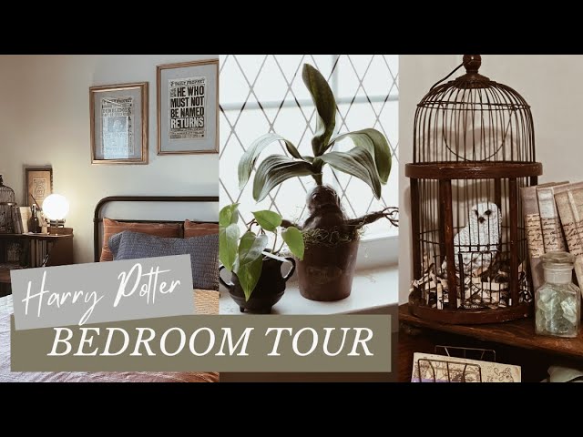 Harry Potter DIY Bedroom Ideas and Room Tour 