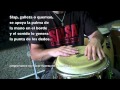 Aprende a tocar congas "El tumbao" básico de salsa. Por Joaquin Arteaga