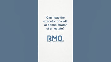 Can I sue the executor?