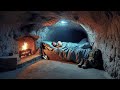 I Built A Bushcraft Underground Survival Shelter Heated Bed System Rat Pizza 