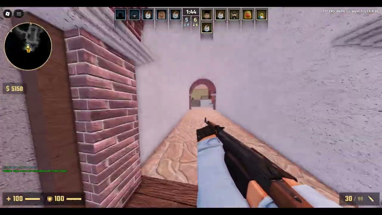 COUNTER BLOXDA HİLE RAGE AÇTIM ARKALARINA IŞINLANDIM