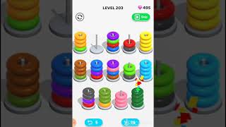 solve and solution color game hoop stack   level 203
