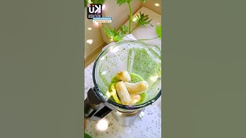 Hôm nay cùng em test thử món sinh tố mùa hè với: "Sữa hạnh nhân, Chuối, bơ mix cải bó xôi cấp đông