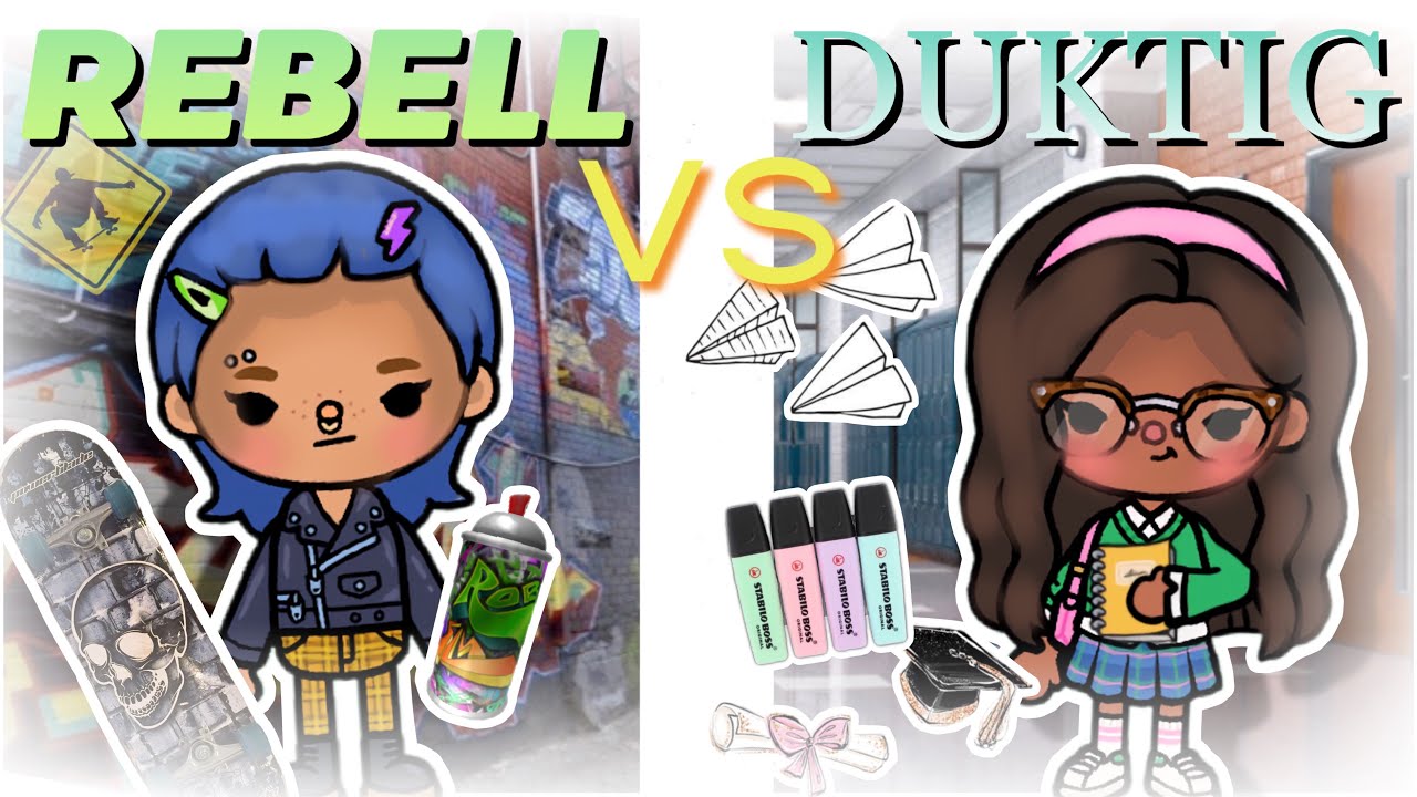🛹REBELL vs DUKTIG🌸📖 
