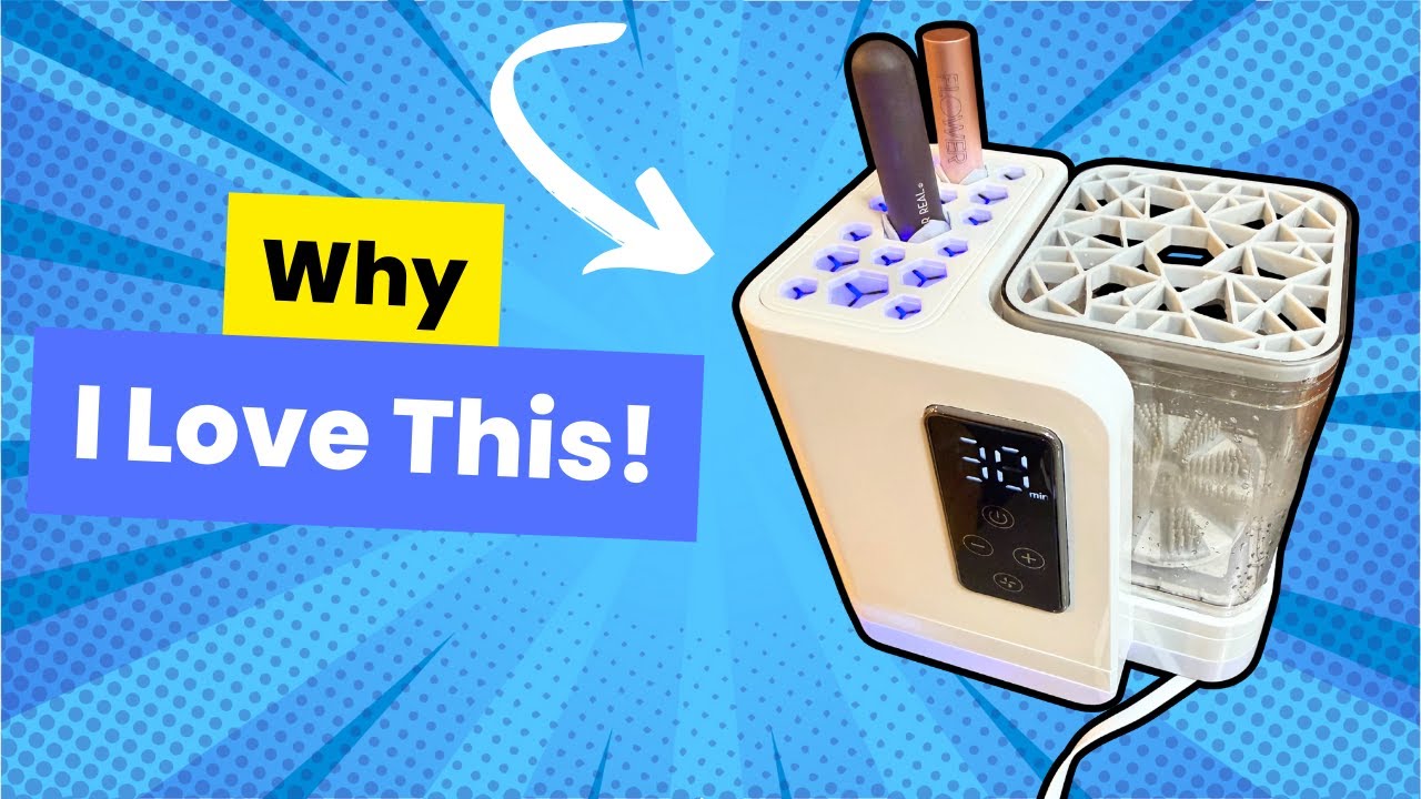 Обзор этого электрического очистителя для кистей для макияжа 5 в 1