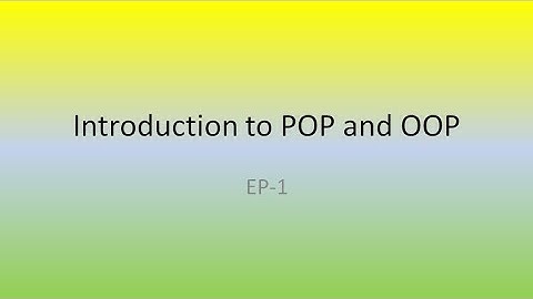 Introduction to POP and OOP | Learning Java With Haris | EP-1