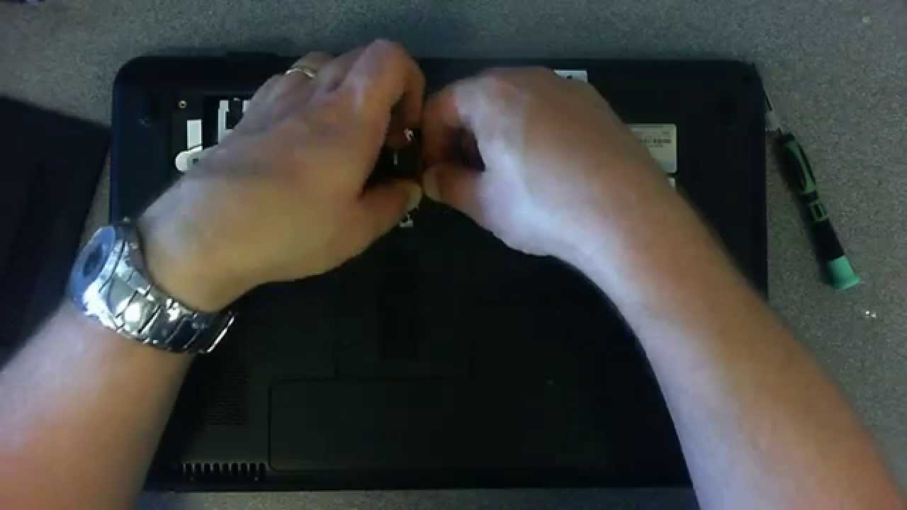 Laptop Repair Compaq Presario CQ60 cmos battery replacement - YouTube