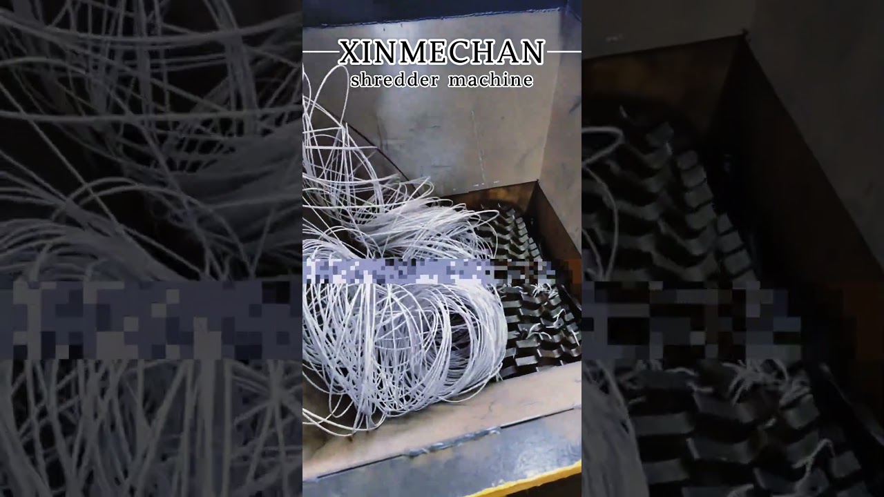 XINMECHAN Shredder Machine: Effortlessly Shred Tangled Cable Wires!